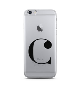Iphone 6s Harf Tasarımlı Telefon Kılıfı C-Harfi 