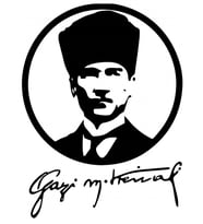 Gazi Mustafa Kemal Atatürk Araba Sticker Yapıştırma