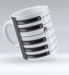 BK Gift Kişiye Özel Piano Tasarımlı Kupa Bardak  1