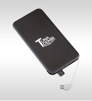 BK Gift Kişiye Özel PB-164 Siyah 5000 mAh Lityum Pil Hızlı Şarj Powerbank