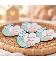 Kişiye Özel Hoşgeldin Bebek Ahşap Magnet Doğum Günü