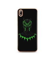 Black Panter Tasarım Süper Şeffaf Silikon Telefon Kılıfı Huawei Y5 2019