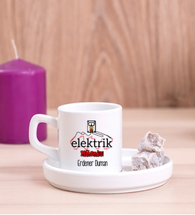Elektrik Mühendisi Concept Türk Kahvesi Fincanı