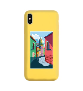 Sarı Lansman Kılıf iPhone X
