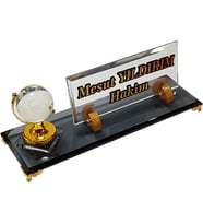 Masalık Buro Ofıs  M536 DUNYA GOLD Masa İsimliği