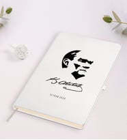 BK Gift Kişiye Özel Atatürk Temalı Beyaz Defter-24