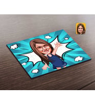 BK Gift Kişiye Özel Kız Çocuk Karikatürlü Ahşap Puzzle-4