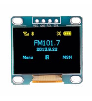 128x64 OLED Ekran LCD 0.96 I2C Arduino Raspberry PI Sarı Mavi