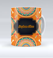 BK Gift Kişiye Özel Çini Desenli Kupa Bardak  8