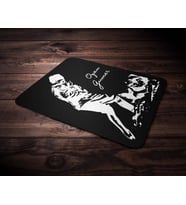 Kişiye Özel Atatürk Siluet Kocatepe Temalı Mouse Pad (SIYAHBEYAZ-SIYAH)
