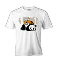 Sleeping Four Beyaz Erkek Tshirt