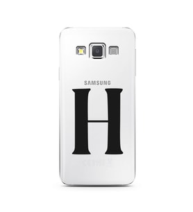 Samsung A3 (2015) Harf Tasarımlı Telefon Kılıfı H-Harfi 
