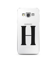 Samsung A3 (2015) Harf Tasarımlı Telefon Kılıfı H-Harfi 