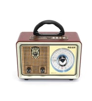 Şarjlı Nostaljik Radyo Meier -110BT USB/SD/MP3/Bluetooth
