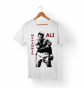 MUHAMMED ALİ Çocuk Beyaz Tişört