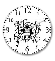 Tony Tony Chopper - One Piece Duvar Saati Bombeli Gercek Cam