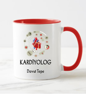 Kardiyolog Kupa Bardağı Kırmızı