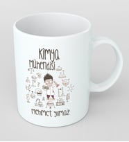 Kişiye Özel Kimya Mühendisi Kupa Bardak