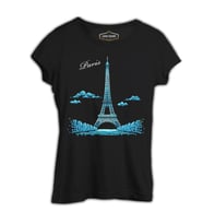 Parisian Siyah Kadın Tshirt