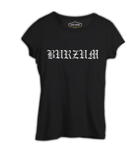 Burzum - Logo Siyah Bayan Tshirt