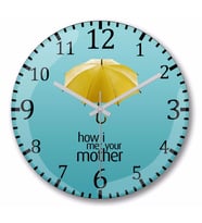 How I Met Your Mother    Duvar    Saati Bombeli Gercek  Cam
