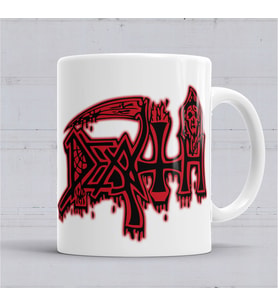 Death Obituary Morbid Angel Kupa Bardak Porselen