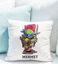 Ninja Kaplumbağalar Yastığı Kişiye Özel