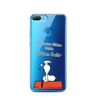 Snoopy Tasarımlı Süper Şeffaf Silikon Telefon Kılıfı Huawei Honor 9 Lite 