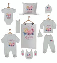 Pia Baby Gl 1931 11 Parça İsme Özel Hastane Çıkışı