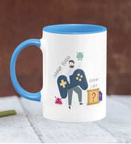 BK Gift Kişiye Özel Babalar Günü Temalı Mavi Kupa Bardak 23319m