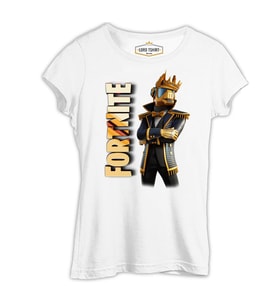 Fortnite - DJ Yonder Beyaz Kadın Tshirt