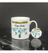 Sales Maneger Kupa Bardak ve Anahtarlık Set