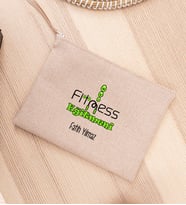 Fitness Eğitmeni Keten Bez El Çantası