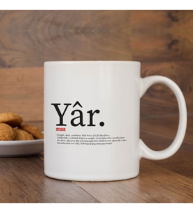 Lügatçe Yâr Kupa (Beyaz)