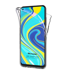 Microsonic Xiaomi Redmi Note 9 Kılıf 6 Tarafı Tam Full Koruma 360 Clear Soft Şeffaf
