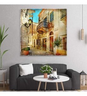 Arty Tablo Vintage Sokak Tablo (Karışık)