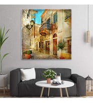Arty Tablo Vintage Sokak Tablo (Karışık)
