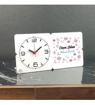Canım Babam Ahşap Masa Saati 002