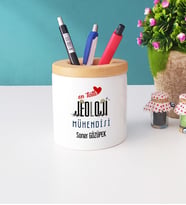 Mesajlı Jeoloji Mühendisi Tasarımlı Kişiye Özel Jeoloji Mühendisi Kalemlik