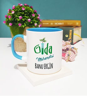 Gıda Mühendisi Kupa Bardak Mavi