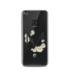 Papatya Harf Tasarım Süper Şeffaf Silikon Telefon Kılıfı Huawei P9 Lite (2017)  
