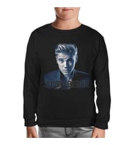 Justin Bieber 2 Siyah Çocuk Sweatshirt