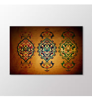 Arty Tablo Motifler Tablo (Karışık)