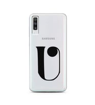 Samsung A70 Harf Tasarımlı Telefon Kılıfı U-Harfi 