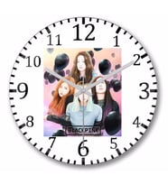 Blackpink     Duvar  Saati Bombeli Gercek Cam