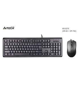 A4 Tech Kr-9276 Q Usb Stnd Kablolu Klavye Mouse