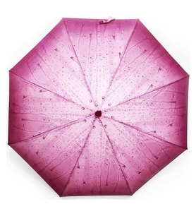Umbrella Şemsiye Su Damlası Temalı (Gül Kurusu)