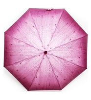 Umbrella Şemsiye Su Damlası Temalı (Gül Kurusu)