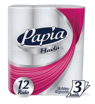 Papia kağıt Havlu 12 Li Pk (3 Katlı)
