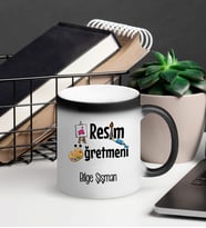 Resim Öğretmeni Sihirli Kupa Bardak